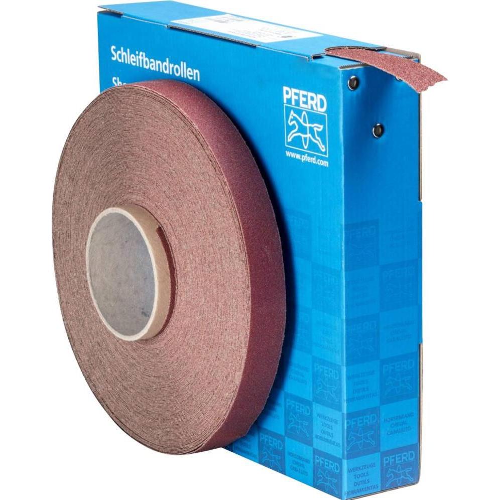 Pferd, Schleifmittel, SBR 25 A 60 45016006 Schleifpapierrolle Körnung num 60 (L x B) 50 m x 25 (60)