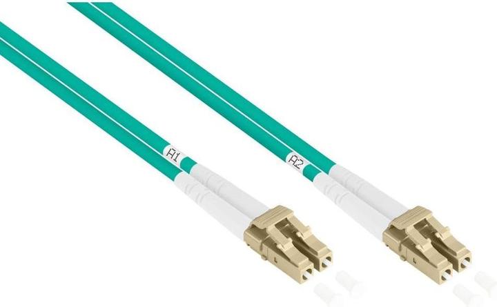Actual product image Kabelmeister Patch cable fibre optic duplex OM3 PANZERKABEL (multimode, 50/125) LC/LC, LSZH,steel armour, (100 m)