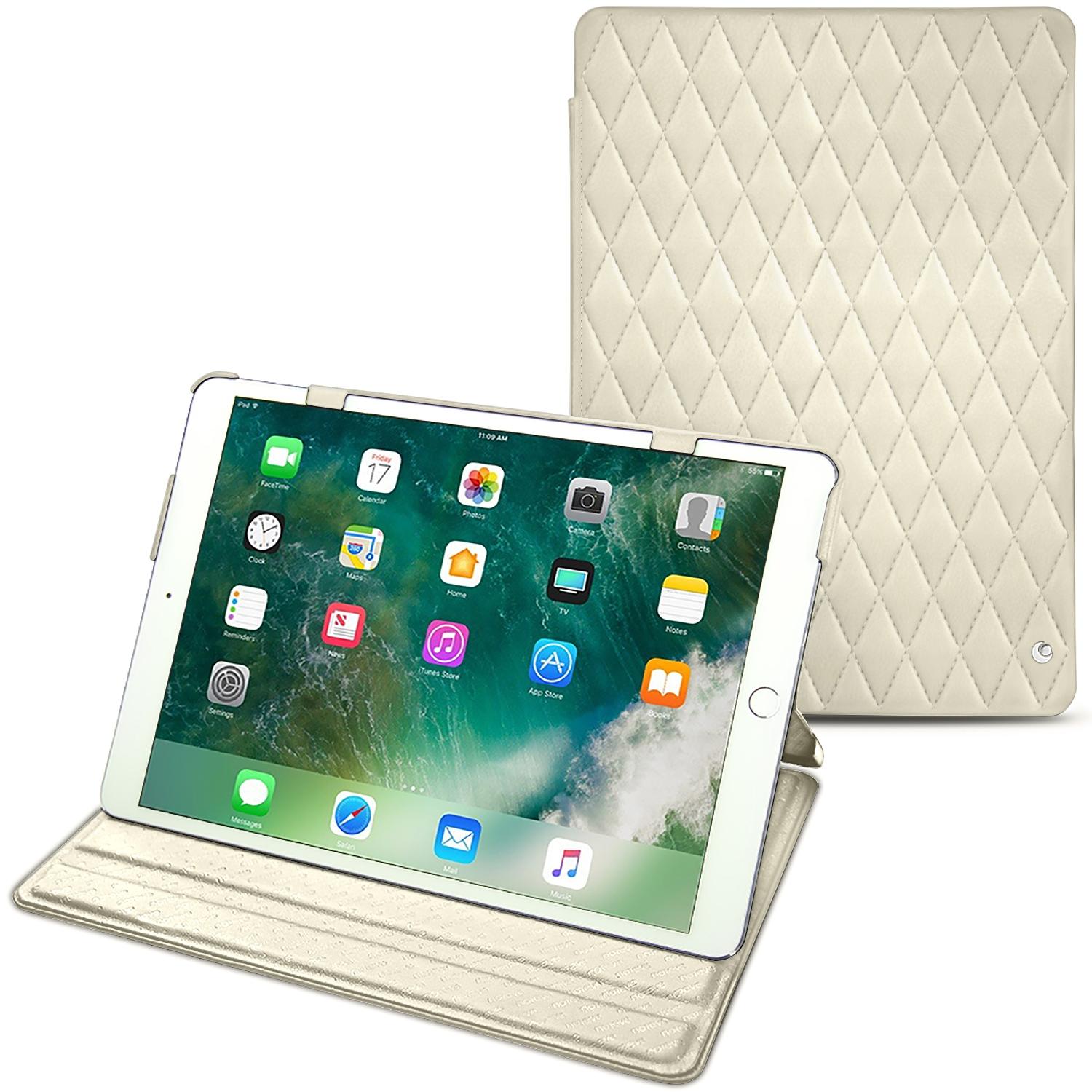 Noreve Lederschutzhülle horizontal (iPad Air 2019 (3. Gen)), Tablet Hülle, Weiss
