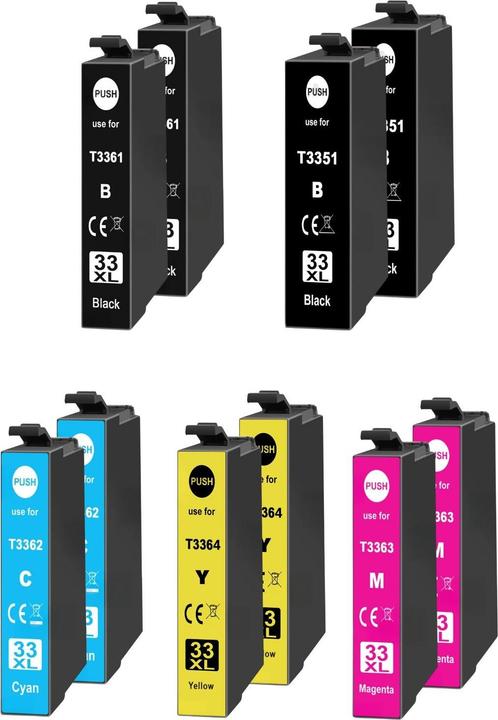 Produktbild Hermex Kompatible Tintenpatrone XL für Epson Expression Premium XP-7100 (BK, C, M, PBK, Y)