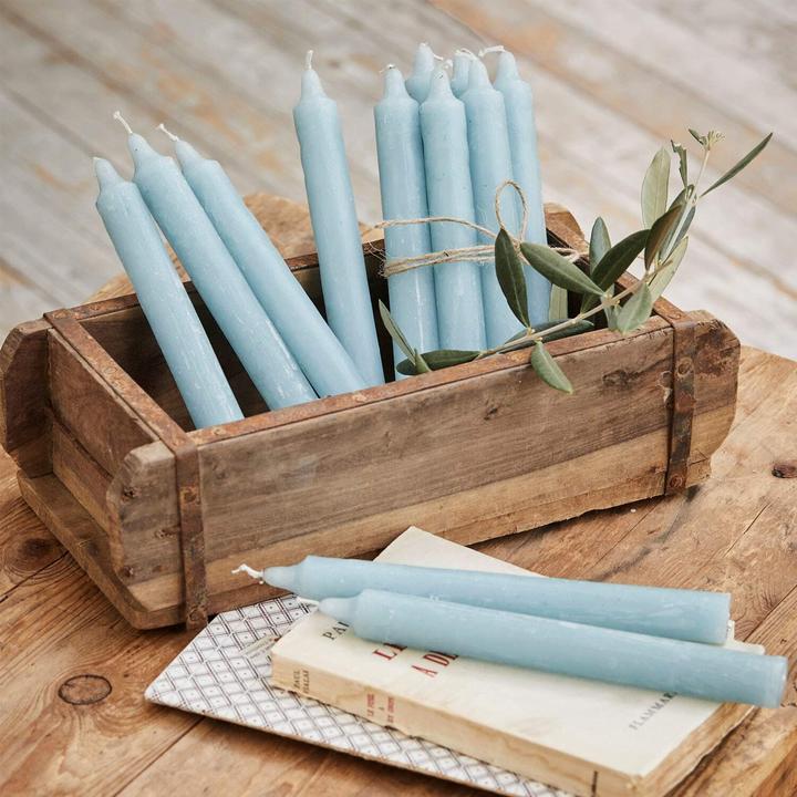 Immagine prodotto Loberon Set di 12 candele Bauceau blu (12 pz.)