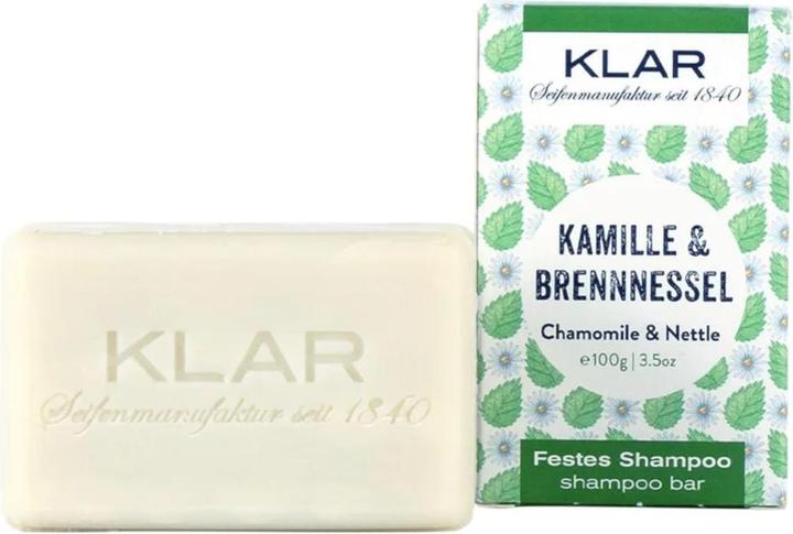 Actual product image Klar Solid Shampoo Chamomile & Nettle (Solid shampoo)