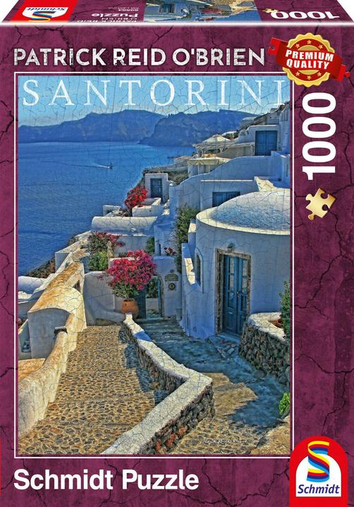 Actual product image Schmidt Spiele Santorini (1000 pieces)
