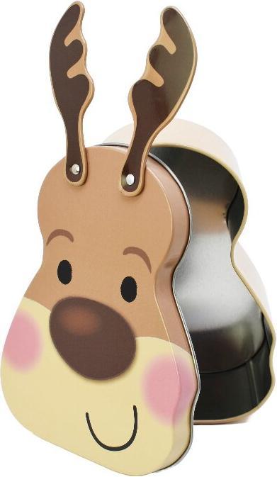 Actual product image miniSchoggi Guetzlidose Elch mit bewegbarem Geweih