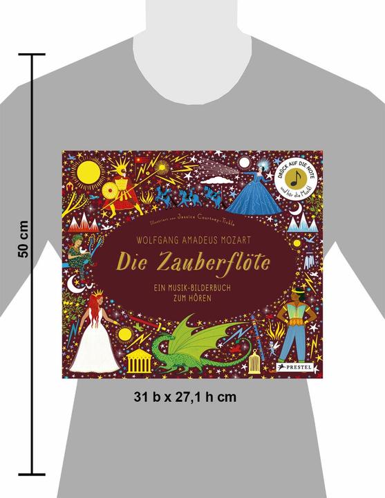 Actual product image Wolfgang Amadeus Mozart. Die Zauberflöte (German, Jessica Courtney-Tickle, 2021)