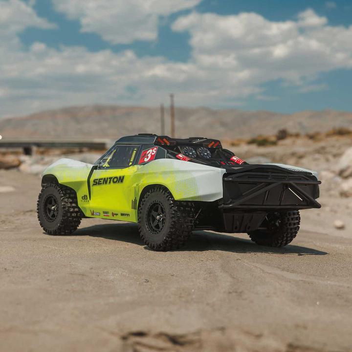 Actual product image Arrma SENTON 223S BLX Brushless 1/10 4x4 Short Course Truck RTR mit DSC, gelb (RTR Ready-to-Run)