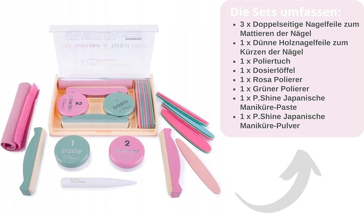 Actual product image P.Shine P-SHINE manicure set