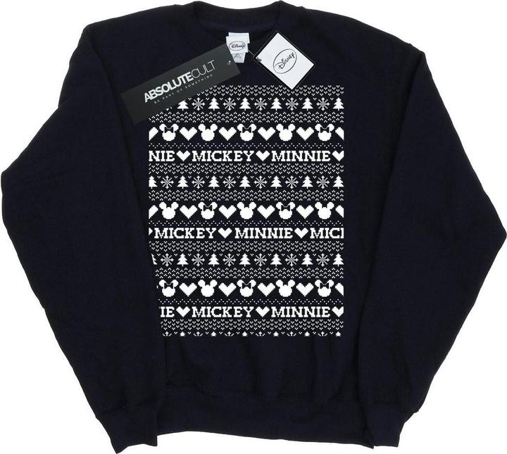 Produktbild Disney Mickey And Minnie Christmas Fair Isle Sweatshirt Jungen (128)