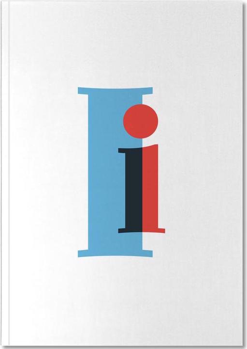 Produktbild Juniqe Cyan/Red I - Alphabet & Buchstaben (A4, Gepunktet)