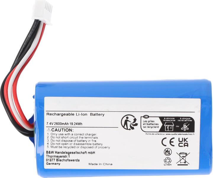 Actual product image XCell Akku für Anker SoundCore Boost wie 2S18650, 2600mAh für Lautsprecher Boxen Speaker