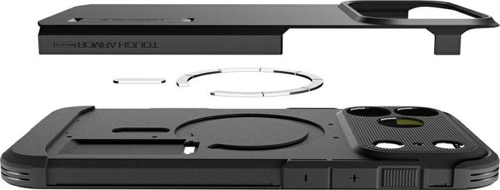 Immagine prodotto Spigen - Tough Armor "T" MagSafe - iPhone 17 Pro Max - Black (Apple iPhone 17 Pro Max)