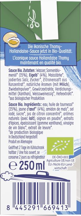 Immagine prodotto THOMY Olandese Organico (253.95 g, 1 pz.)