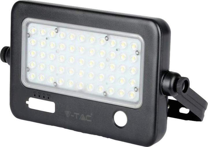 Immagine prodotto V-TAC VT78810 10W LED Proiettore solare corpo nero rimovibile 4000K (1100 lm, IP65)