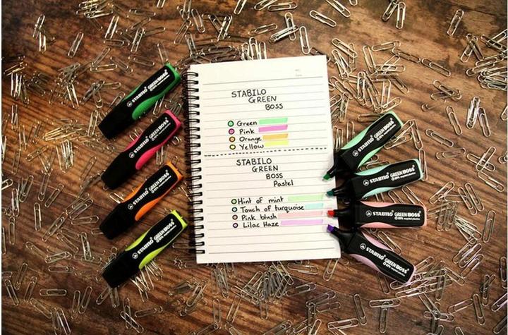 Produktbild STABILO Green Boss (Gelb, Schwarz, 5 mm, 10 x)