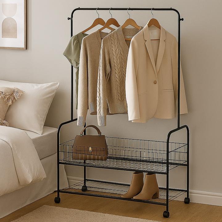 Actual product image Relaxdays Coat rack