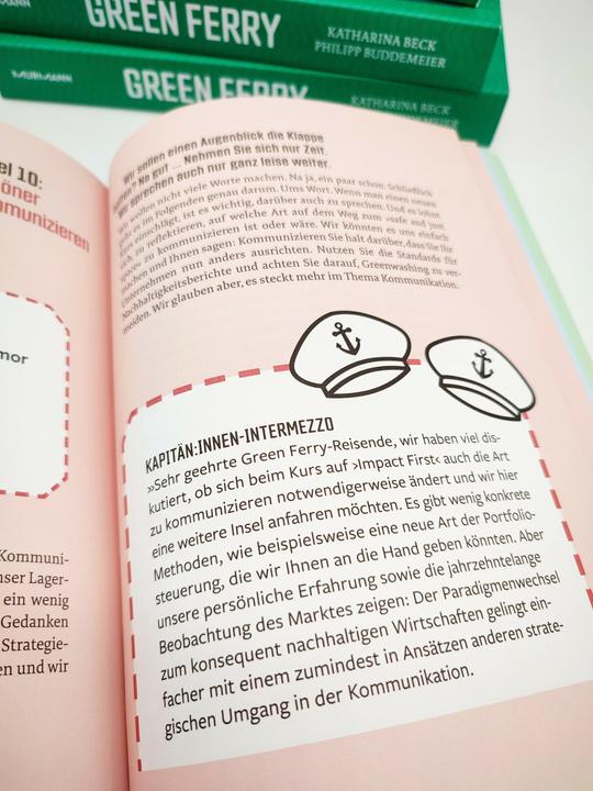 Immagine prodotto Green Ferry – Das Ticket ins konsequent nachhaltige Wirtschaften (Tedesco, Katharina Beck, Philipp Buddemeier, 2022)