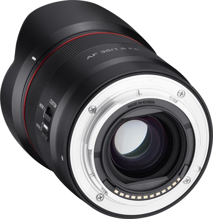 Actual product image Samyang AF 35mm f/1.8 FE (Sony E, full size, APS-C / DX)