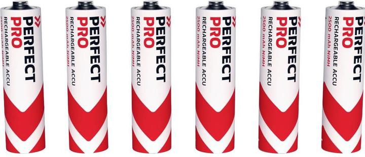 Produktbild PerfectPro NiMH-Akkus AA (6 Stk., AA, 2500 mAh)