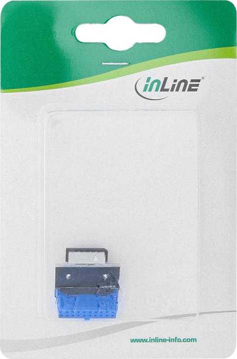 Produktbild InLine ® USB 3.0 zu USB 3.1 Frontpanel Key-B Adapter intern