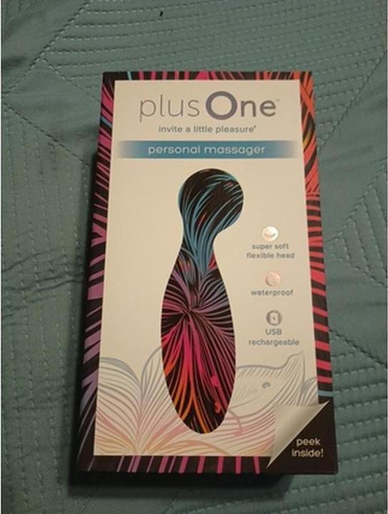 Actual product image Plus One plusOne Personal Massage Device with 10 Vibration Settings Waterproof USB