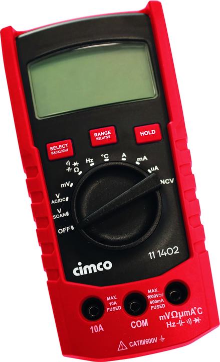 AAA, 2 Messleitungen, 1 Temperaturdrahtfühler, 2x Batterien 1,5 V