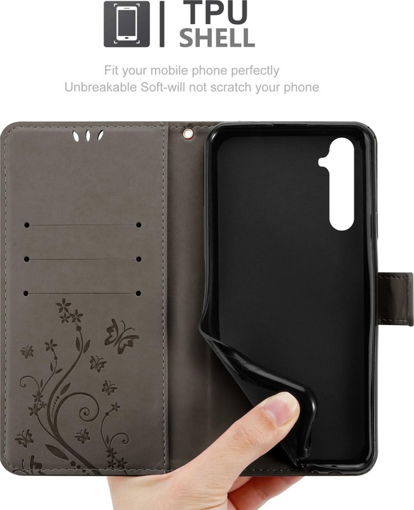 Actual product image Cadorabo Flower Book Case for Realme 6 4G / 6s (Realme 6, Realme 6s)