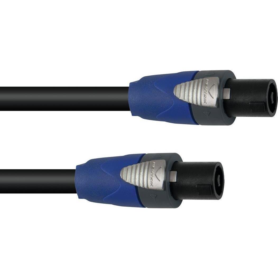 Psso Lautsprecherkabel Speakon 2x4 10m sw (10 m), Lautsprecherkabel