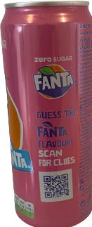 Actual product image Fanta #WhatTheFanta ZERO SUGAR Blue (24 x 33 cl)