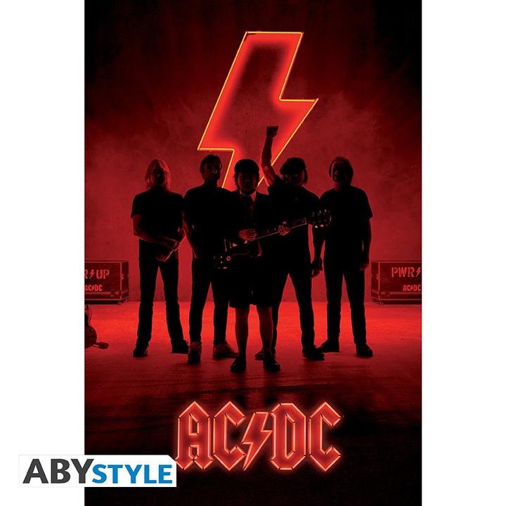 GB Eye ACDC - Affiche " PWR UP " 91.5x61 (91,5 x 61 cm)