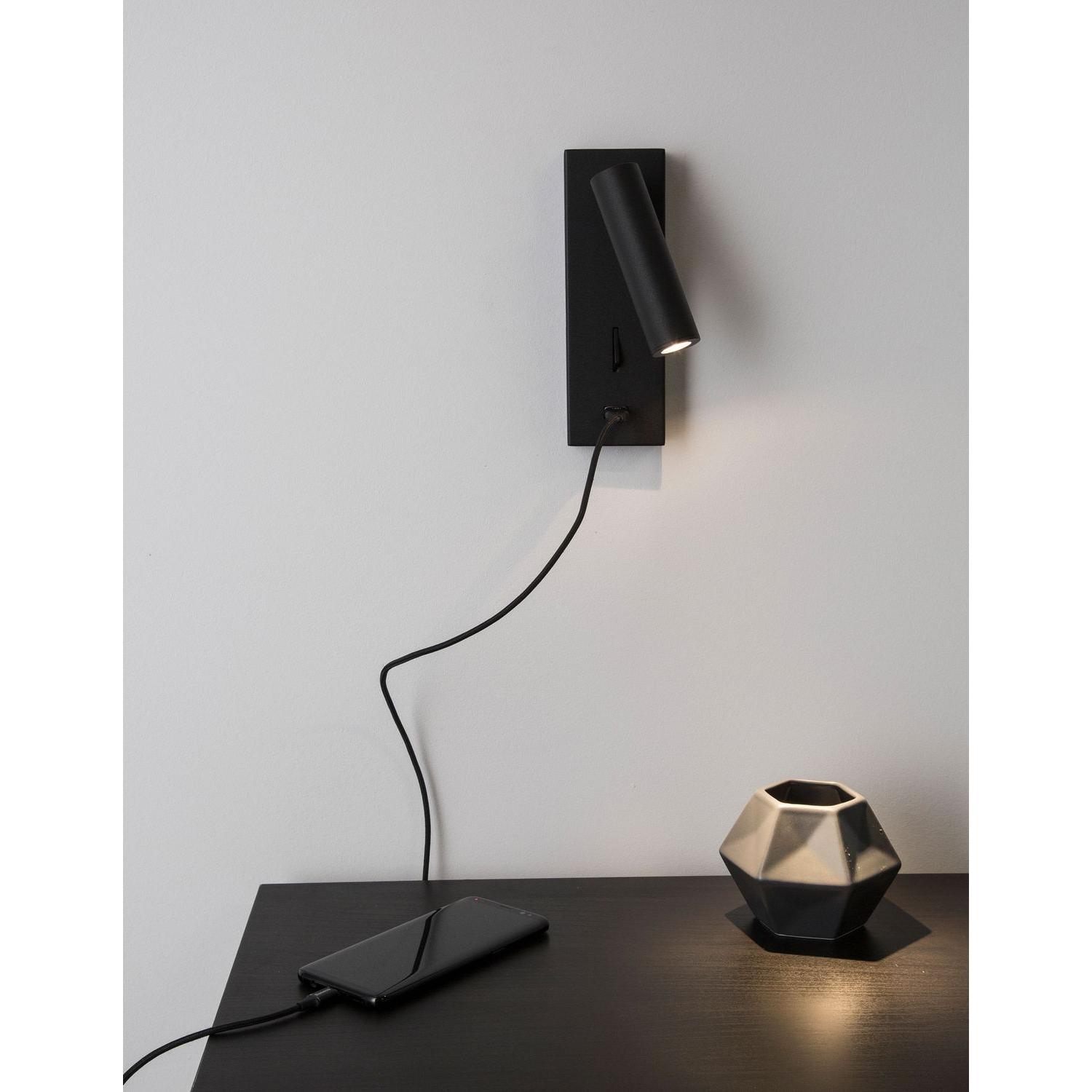 Thumbnail - Nova Luce, Wandleuchte + Deckenleuchte, FUSE LED Wandleuchte Schwarz 3W Warmweiss 6x12,3x18cm 9170102
