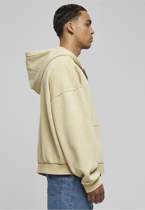 Produktbild Urban Classics Heavy Stone Washed 90's Zip Hoodie - 75065 (M)