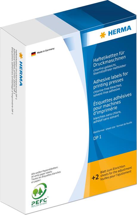 Immagine prodotto HERMA Etichette adesive 10x49mm mezzo cartone bianco