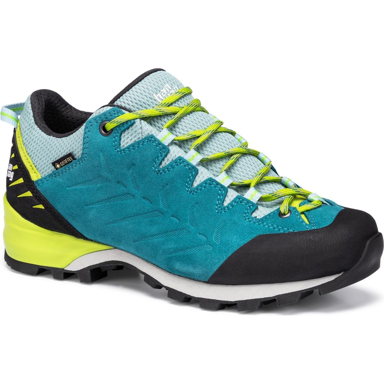 Hanwag, Damen, Wanderschuhe, Makra Pro Low Lady GTX (39), Türkis