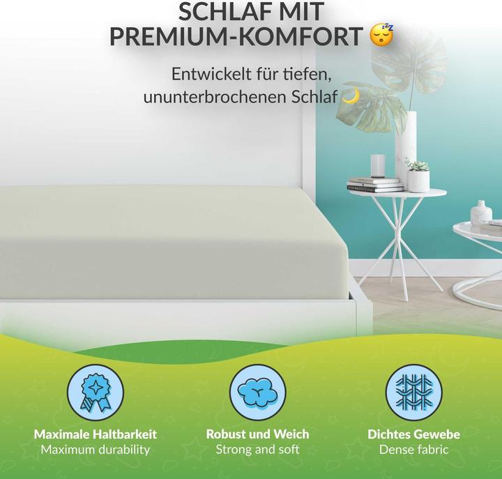 Image du produit Etérea Drap-housse en jersey microfibre (90 x 200 cm, 100 x 200 cm)