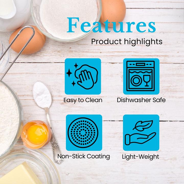 Actual product image Intirilife 4-piece springform pan set (18 cm)