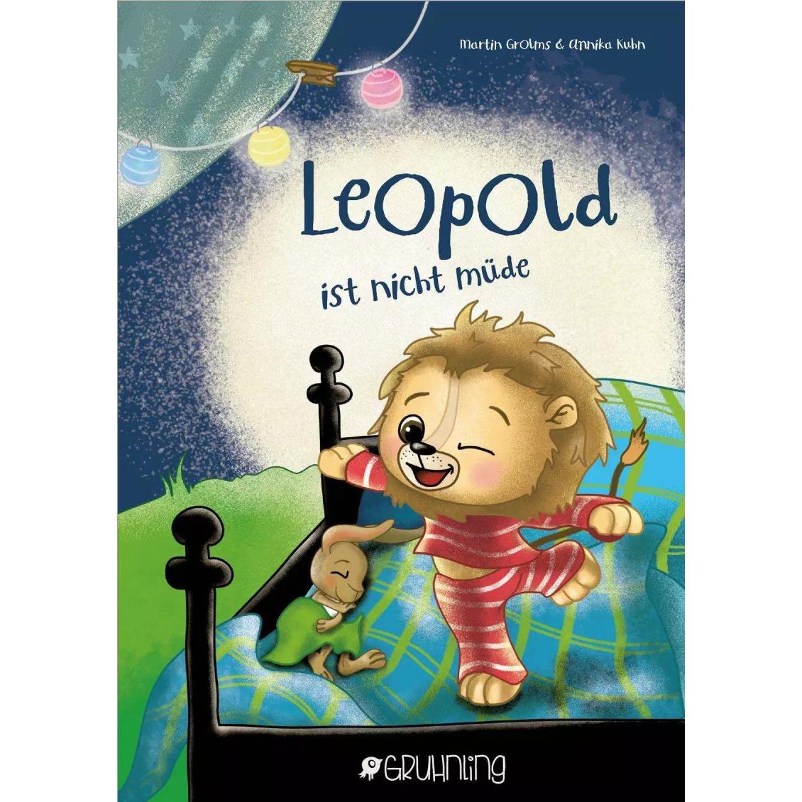 Thumbnail - Leopold ist nicht müde, Kinderbücher von Martin Grolms, Annika Kuhn