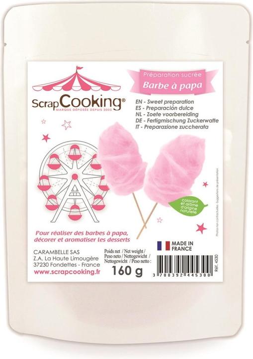 ScrapCooking Ready Mix Cotton Candy Barbe à papa (160 g)