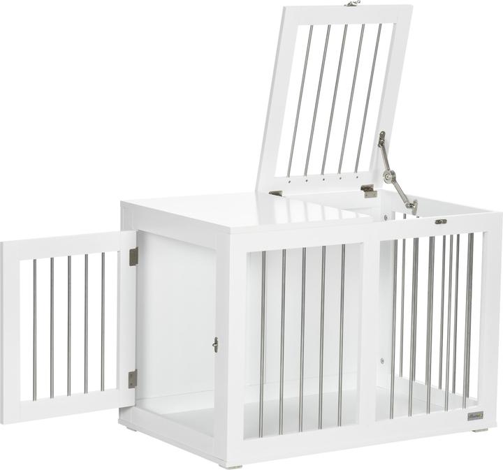 Image du produit PawHut Cage pour chiens avec portes verrouillables (Chenil pour chiens)