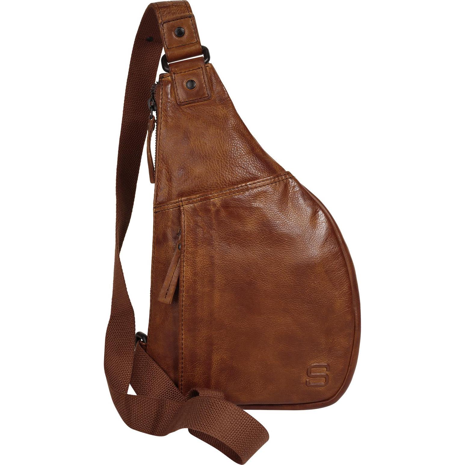 Spikes & Sparrow, Handtasche, Crossover Bag, Braun