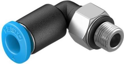 Image du produit Festo Push-in Elbow Fitting, Male M5, 4mm (Connexion angulaire)