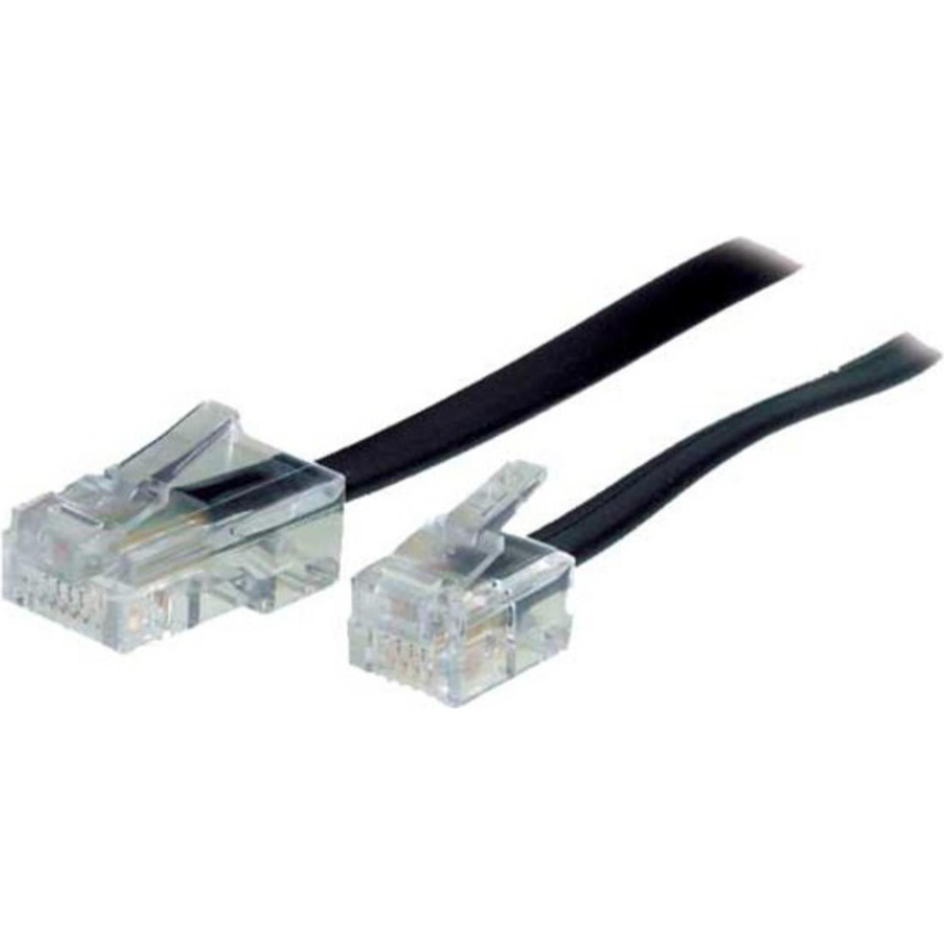 Shiverpeaks Anschlusskabel 10m St-St Western 8/4 RJ45-6/4 RJ11, Telefon Zubehör