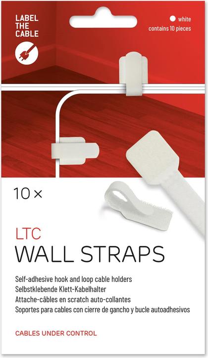 Actual product image Label-the-cable LTC Wall Velcro Cable Ties, pack of 10 (Velcro cable ties, 90 mm, 10 pcs.)