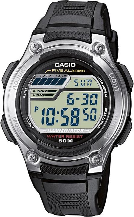 Actual product image Casio W-212h-1aves (Digital watch, 40 mm)