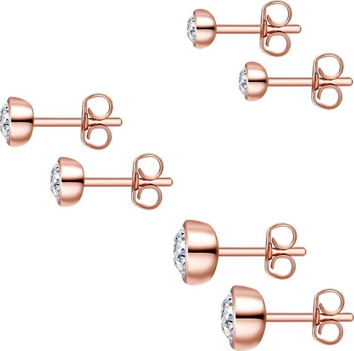 Produktbild Rafaela Donata Damen Sterling Silber verziert mit Kristallen von Swarovski® roségold - 12510 (Sterling Silber)