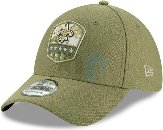 New Era 39Thirty NFL Salute to Service New Orleans Saints Cap (54, 55, 56, 57)