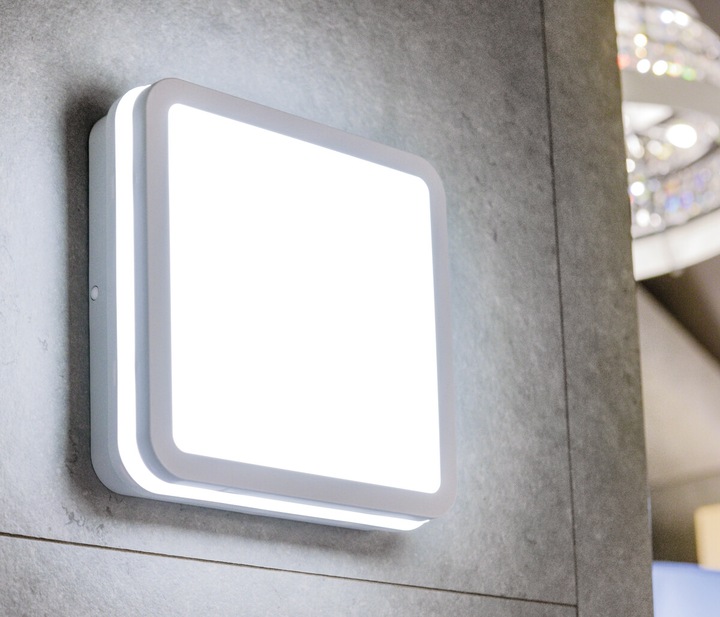 Productafbeelding Kanlux LED plafondlamp met bewegingsmelder BENO 24W NW-L-SE GR 1920lm 4000K IP54 33347 (1920 lm)