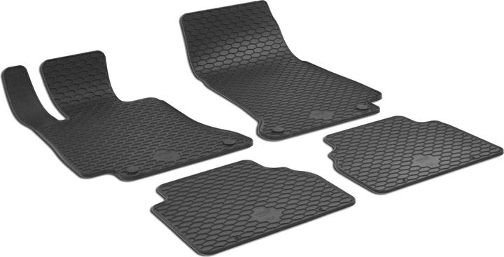 Walser Rubber mats for Mercedes E-Class Sedan (W213) BJ 2016 - today (2 front mats + 2 rear mats)