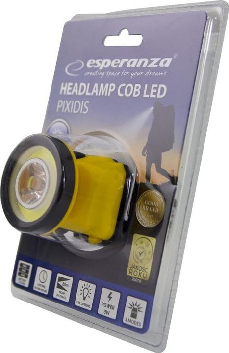 Produktbild Esperanza PIXIDIS - lommelygte til hov (120 lm)