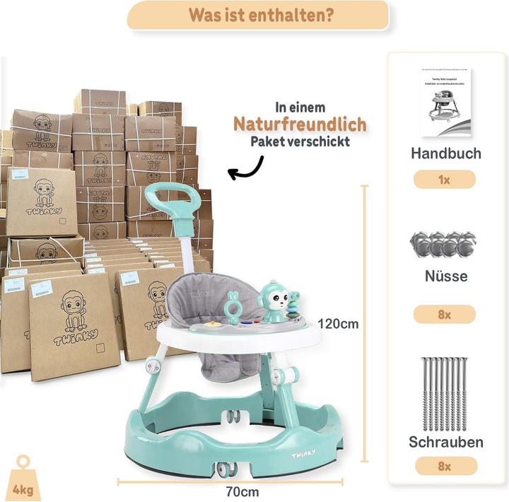 Immagine prodotto Twinky Lauflernwagen