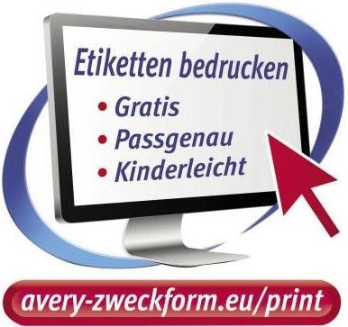 Actual product image Avery Name labels